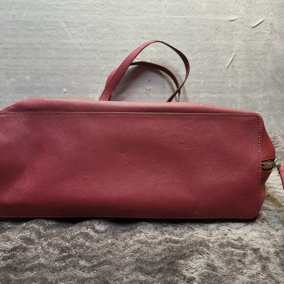 Marc By Marc Jacobs Tote Bag Womens One Size Red Canyon Leather Workwear - Picture 12 of 16